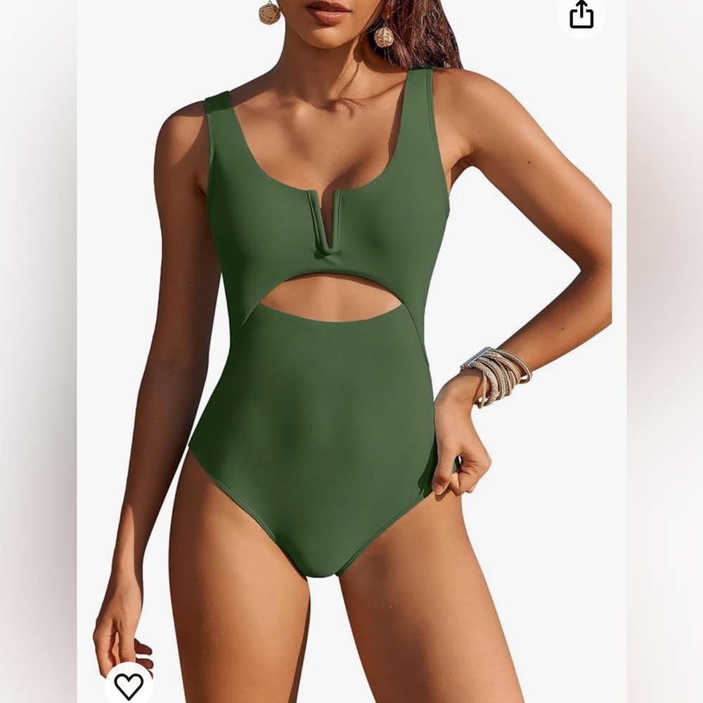 AI'MAGE Womens One Piece Swimsuits Tummy Control Bathing Suit